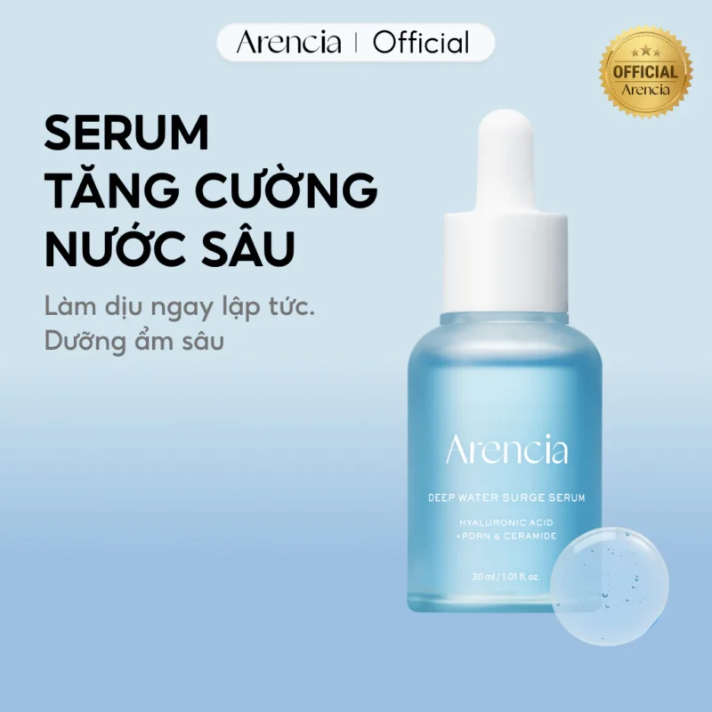 Tinh Chất Arencia Deep Water Surge Serum 30ml Cấp Ẩm Sâu