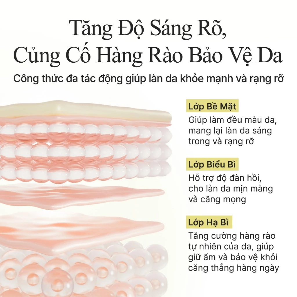 Hiệu quả dưỡng sáng và chăm sóc da của Arencia Vitamin C Booster Shot