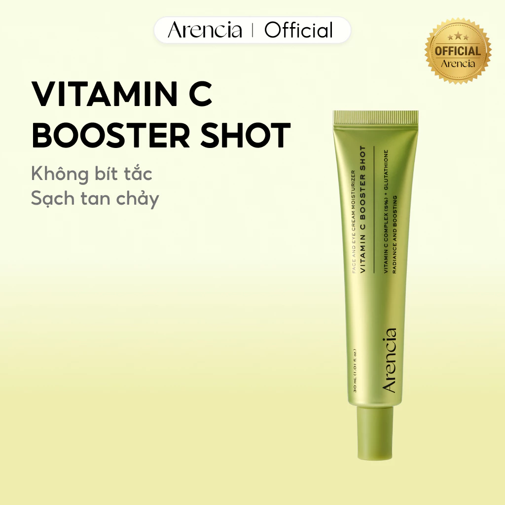Tinh Chất Arencia Vitamin C Booster Shot 30ml Dưỡng Sáng Da