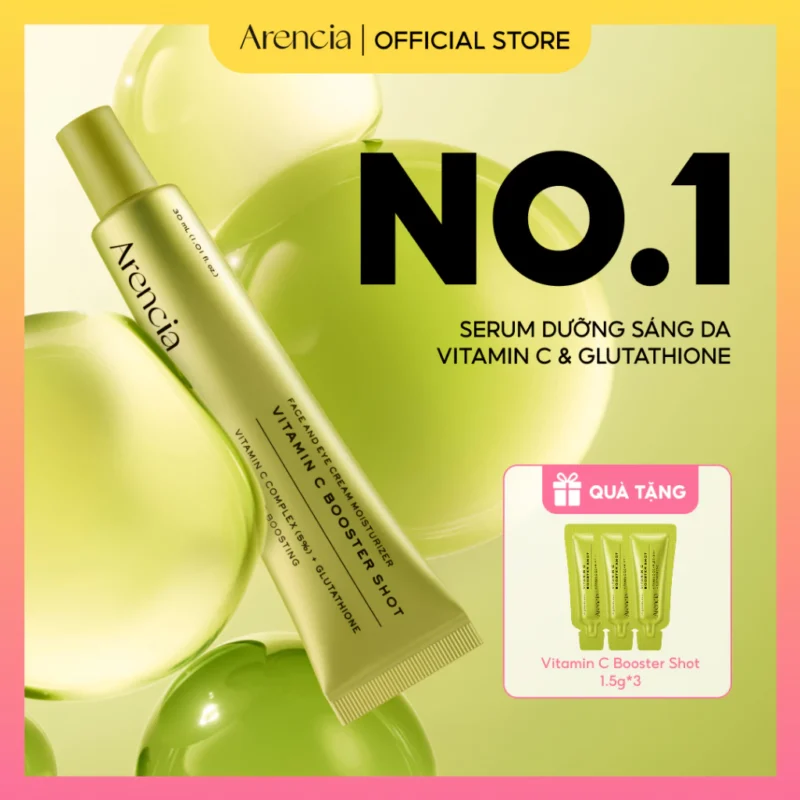 Arencia Vitamin C Booster Shot Serum Dưỡng Da Mờ Thâm 30ml