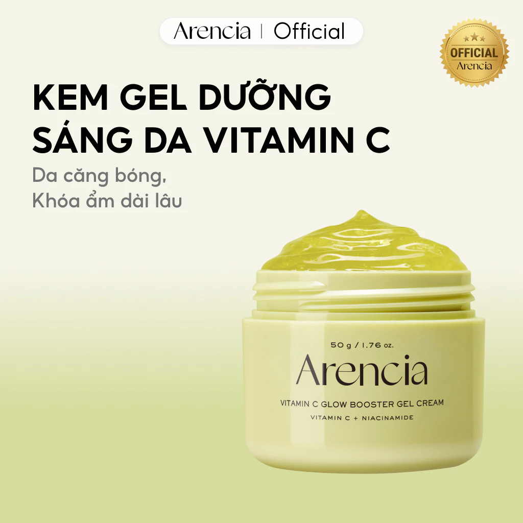 Kem dưỡng Arencia Vitamin C Glow Booster Gel Cream 50g