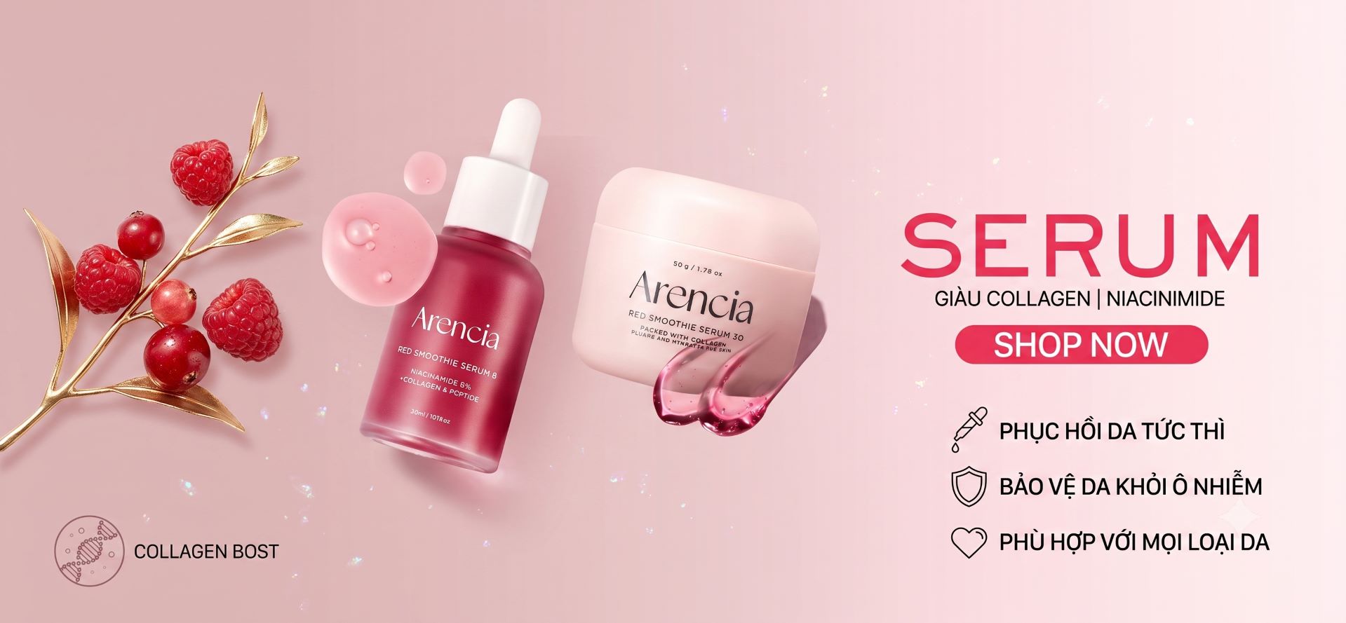 Arencia banner chính 2