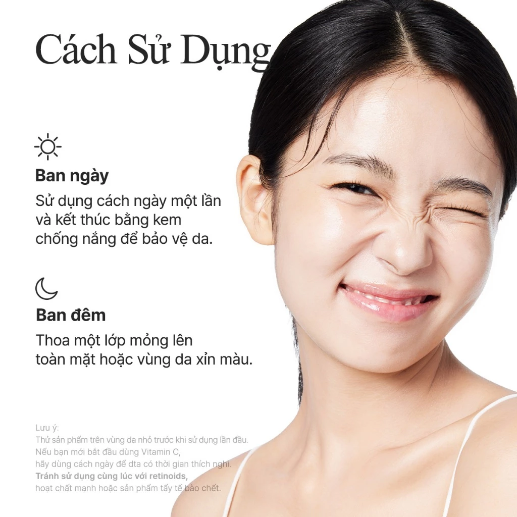 Cách sử dụng Arencia Vitamin C Booster shot